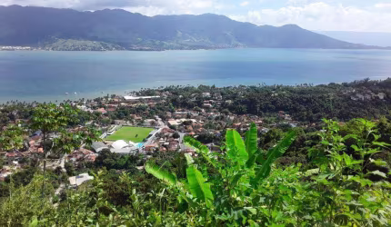 Terreno com linda vista à venda, 3062 m² por R$ 1.200.000 - Itaguaçú - Ilhabela/SP