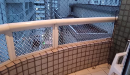 Lindo Apartamento para venda com  1 dormitório vista livre na Guilhermina - Praia Grande/Sp