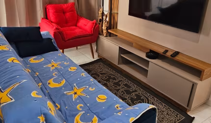 Lindo Apartamento com 1 quarto  localizado na Tupi Praia Grande