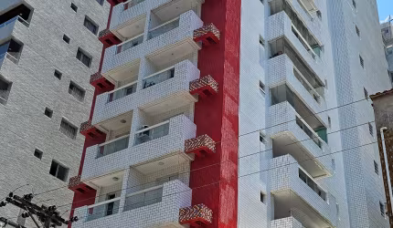 Excelente Apartamento 1 dormitórios suíte localizado no Canto do Forte Praia Grande e
