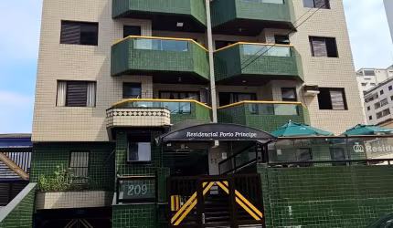 Lindo Apartamento Frente rua com 2 dormitórios localizado na Vila Tupi  - Praia Grande-SP