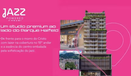 OPORTUNIDADE! Jazz Powered By Housi, Studios de 27 a 36 m²- Rua Santo Antônio - Centro - Juiz de Fora/MG