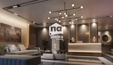 Apartamento à venda no Bairro Campinas em São José-SC, com 1 quarto, 1 suíte, 1 vaga