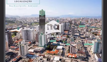 Apartamento à venda no Bairro Kobrasol em São José-SC, com 2 quartos, 1 suíte, 2 vagas