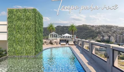 Apartamento à venda no Bairro Kobrasol em São José-SC, com 2 quartos, 1 suíte, 1 vaga