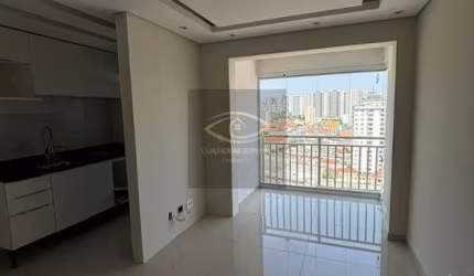 Apartamento à venda no Tatuapé, São Paulo-SP: 2 quartos, 1 suíte, 2 salas, 2 banheiros, 1 vaga, 50m² de área.