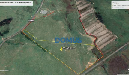 Área à venda, 242847 m² por R$ 84.996.450,00 - Jardim Campo Grande - Caçapava/SP