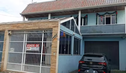 Sobrado para Venda em São José dos Pinhais, Cruzeiro, 3 dormitórios, 1 suíte, 4 banheiros, 3 vagas