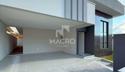 Casa Estilo Clássica | Lot. Montreal | Três Rios do Norte | 3 quartos (1 suíte + 2 demi) | 152m²