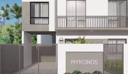 Sobrado com 3 dormitórios à venda, 150 m² por R$ 689.000 - Xaxim