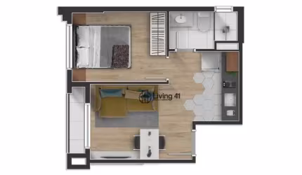 Apartamento com 1 dormitório à venda, 27 m² por R$ 291.000,00 - Centro - Curitiba/PR
