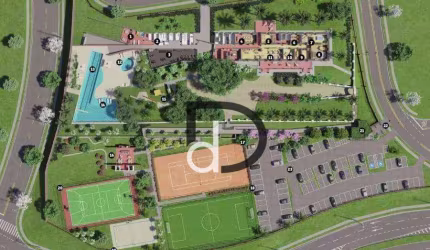 Terreno à venda, 415 m² por R$ 770.000,00 - Alphaville - Campinas/SP