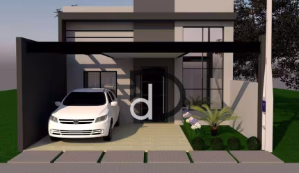 Casa com 3 dormitórios à venda, 108 m² por R$ 954.000,00 - Condomínio Jardins do Império - Indaiatuba/SP
