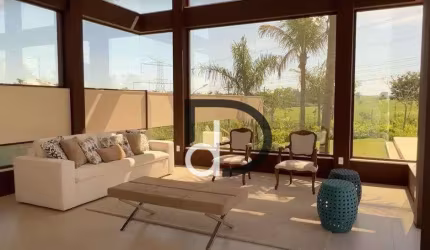 Casa de Alto Padrão com Pé Direito Duplo, Espaço Gourmet e Piscina Infinita em Alphaville D. Pedro III
