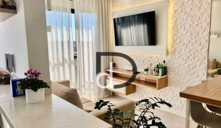 Apartamento Decorado à Venda em Valinhos com Vista Espetacular - 2 Dormitórios, Móveis Planejados e Condomínio Completo!