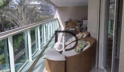 Apartamento com 4 dormitórios para alugar, 187 m² por R$ 18.000/mês - São Lourenço - Bertioga/SP