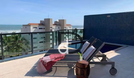 Apartamento com 4 dormitórios para alugar, 228 m² por R$ 2.500,01/dia - Riviera de São Lourenço - Bertioga/SP