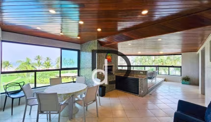 Apartamento frente ao mar com 293m² disponível p/ venda e locação em Riviera de São Lourenço