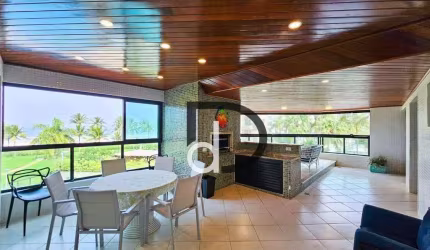 Apartamento frente ao mar com 293m² disponível p/ venda e locação em Riviera de São Lourenço