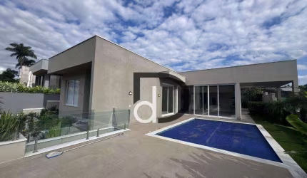 Casa com 4 suítes para alugar, 351 m² por R$ 20.381/mês - Condomínio Estância Marambaia - Vinhedo/SP