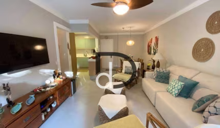 Apartamento com 3 dormitórios para alugar, 105 m² por R$ 1.600,01/dia - Riviera de São Lourenço - Bertioga/SP