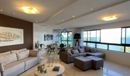 Apartamento Cobertura Vista-Mar da Praia de Jatiuca em Maceió com 3 Suítes, 4 Vagas, 331m², Piscina Privada, - Maceió Alagoas