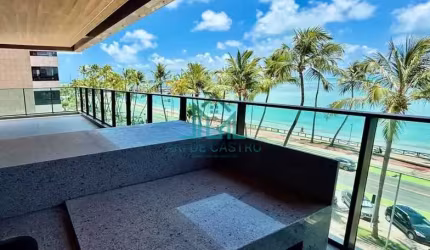 MANSÃO GALBA ACCIOLY - Apartamento a beira-mar de Ponta Verde, com 4 suítes, varanda gourmet com 60m² e 5 a 6 vagas de garagem.