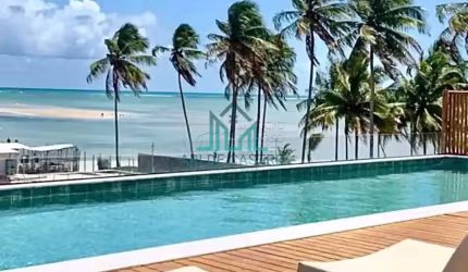 Apartamento Studio, 37m², Mobiliado a 30 metros da Praia de Tatuamunha, na Rota Ecológica dos Milagres - Maceió Alagoas