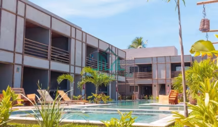 Apartamento Studio Mobiliado na Praia do Patacho com 37 m² - Rota Ecológica dos Miagres Alagoas