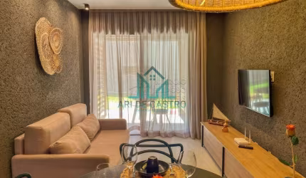 Apartamento com 2 Quartos Mobiliado com 63,00m² no Patacho na Rota dos Milagres - Alagoas
