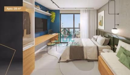 Kitnet / Stúdio à venda no Jatiúca, Maceió , 28 m2 por R$ 417.215