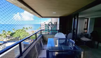 Apartamento Cobertura na Praia de Ponta Verde com Vista Mar, 292m², 3 Quartos, Piscina, Duplex - Maceió Alagoas