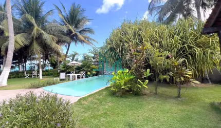 Pousada à beira mar na Praia do Riacho em São Miguel dos Milagres,terreno Pé na areia com 2.400², - Alagoas