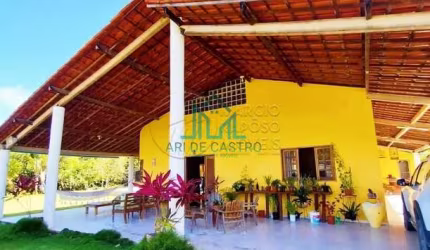 Casa 4 Quartos, Piscina, Praia do Antunes, Maragogi com 3.200m² de Terreno - Alagoas
