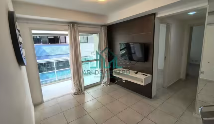 Apartamento com Vista, 73m² com 2 Quartos em Cond. à Beira-mar da Praia de Jatiuca - Maceió Alagoas