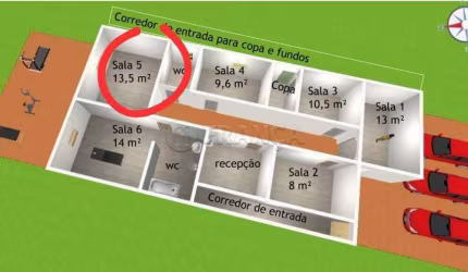SALA COMERCIAL PARA ÁREA DE SAÚDE/EDUCAÇÃO - JARDIM DIDINHA - JACAREÍ