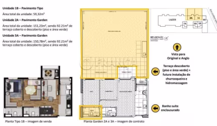 Belíssimos apartamentos no Jardim Colinas - São José dos Campos