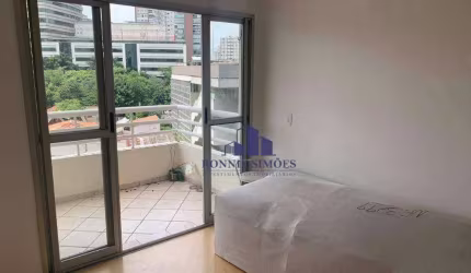 APARTAMENTO PARA ALUGAR, 45 M², VILA OLIMPIA, COND. SOLAR ITAIM, R. FIANDEIRAS, 1 DORMITÓRIO, 1 SALA, VARANDA, COZINHA, 1 BANHEIRO, 1 VAGA