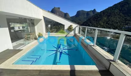 Cobertura com 5 quartos à venda na Estrada da Gávea, São Conrado, Rio de Janeiro, 440 m2 por R$ 4.498.000