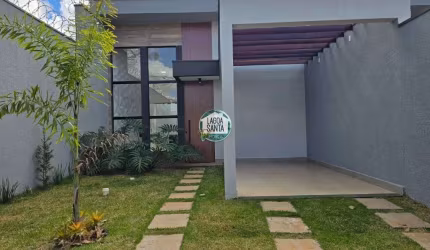 Casa com 3 dormitórios à venda, 108 m² por R$ 750.000,00 - Lagoa Mansões - Lagoa Santa/MG