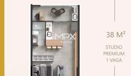 Apartamento com 1 quarto à venda na Vila Rezende, Piracicaba  por R$ 497.655