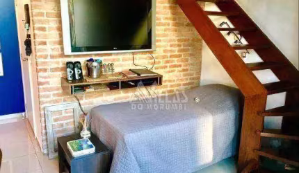 Apartamento Duplex com 1 dormitório à venda, 72 m² por R$ 550.000,00 - Panamby - São Paulo/SP