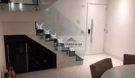 Apartamento Duplex com 2 dormitórios à venda, 149 m² por R$ 1.800.000,00 - Jardim - Santo André/SP