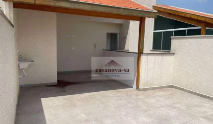 Cobertura com 2 dormitórios à venda, 94 m² por R$ 435.000,00 - Vila Humaitá - Santo André/SP