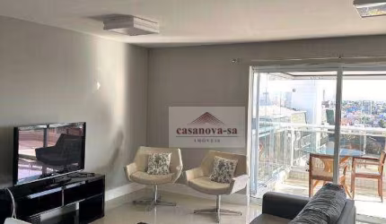 Apartamento com 3 dormitórios para alugar, 150 m² por R$ 9.420,00/mês - Campestre - Santo André/SP