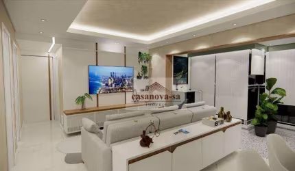 Apartamento com 3 dormitórios à venda, 115 m² por R$ 1.100.000,00 - Jardim - Santo André/SP