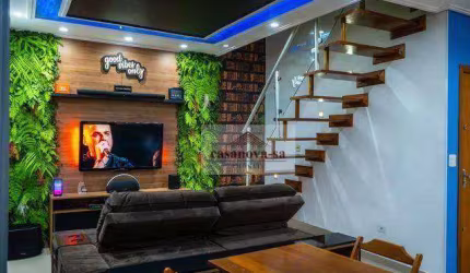 Cobertura com 3 dormitórios à venda, 90 m² por R$ 690.000,00 - Vila Assunção - Santo André/SP