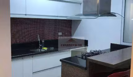 Apartamento com 3 dormitórios para alugar, 117 m² por R$ 5.936,00/mês - Centro - Santo André/SP