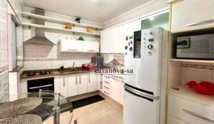 Apartamento com 3 dormitórios à venda, 90 m² por R$ 602.000,00 - Campestre - Santo André/SP