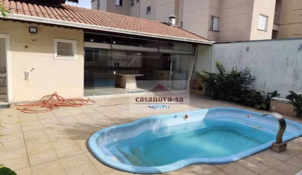 Sobrado com piscina para alugar, 424 m² por R$ 11.100/mês - Parque Bandeirante - Santo André/SP